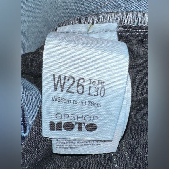 💙FINAL SALE💙 Topshop Jamie Skinny Jeans Dark Wash Size 26 – High Rise Stretch - Picture 9 of 10